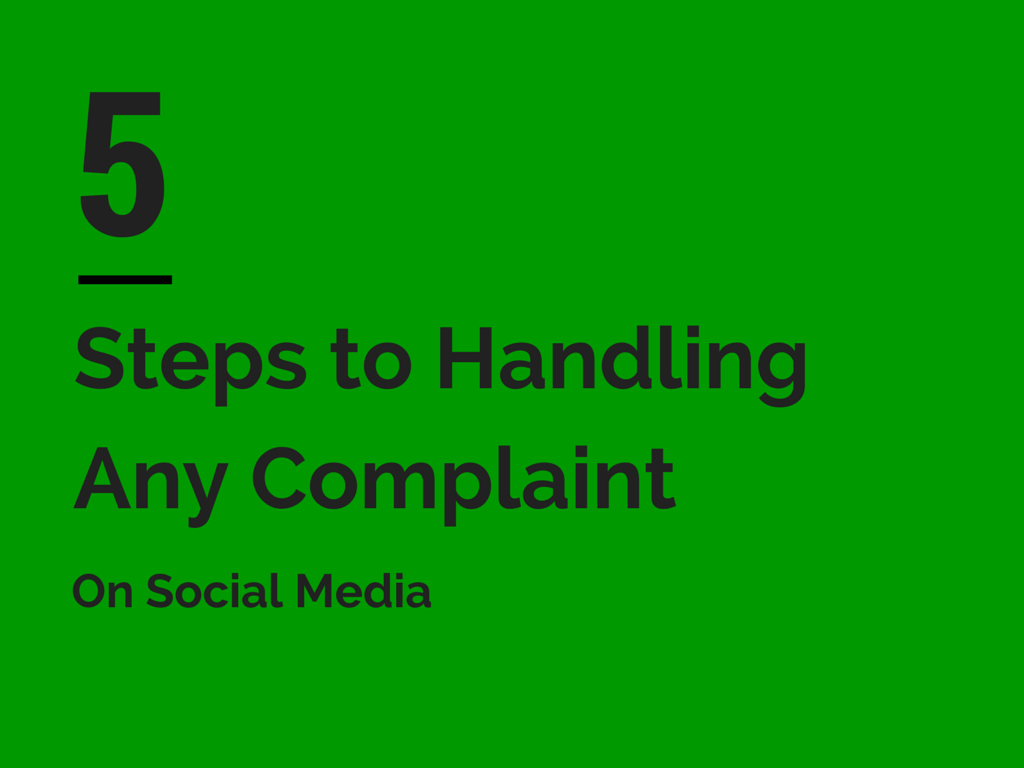 5 Steps to Handling Any Complaint on Social Media EDSG now clear energy
